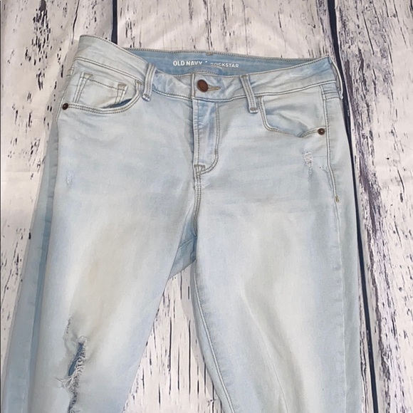 Old Navy Rockstar Mid-rise Skinny Jeans Size 2 - Picture 2 of 5